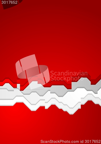 Image of Bright red contrast vector background