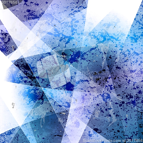 Image of Abstract blue grunge vector background