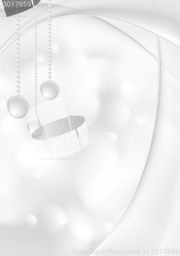 Image of Christmas background with waves