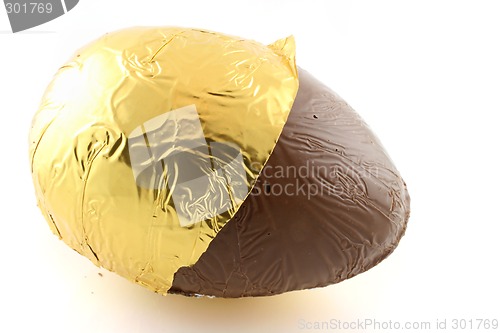 Image of Easter Egg with foil back