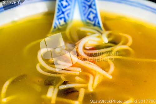 Image of Asian noodle soup