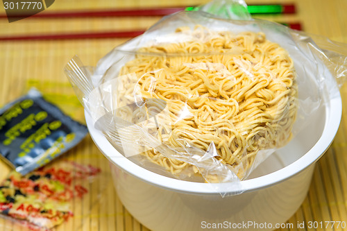 Image of chinese instant noodle soup