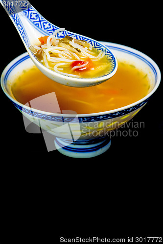 Image of Asian noodle soup