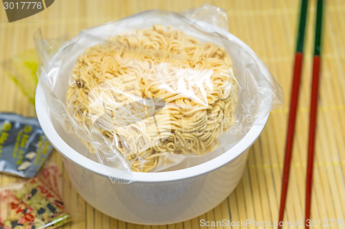 Image of chinese instant noodle soup