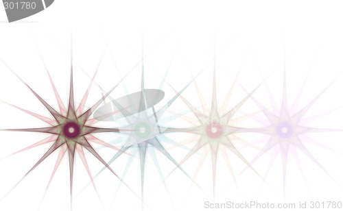 Image of Border/Business Graphic - Fading Grunge Stars