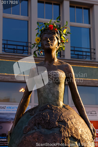 Image of Contemporary statue in Wroclaw, Poland