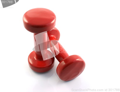 Image of Red Dumbbells II