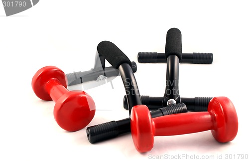 Image of Dumbbells and Press up Bars