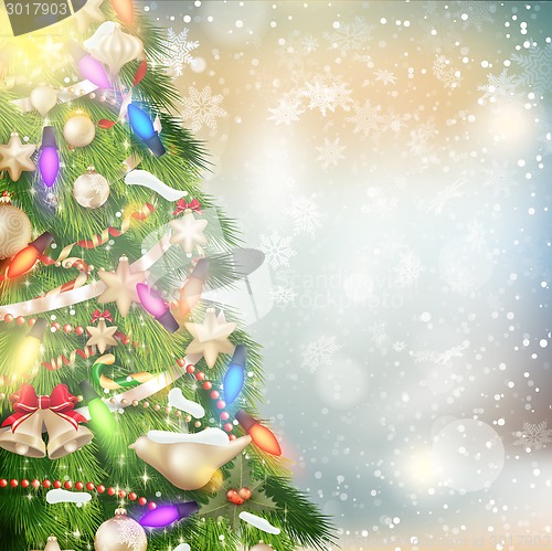 Image of Christmas background. EPS 10