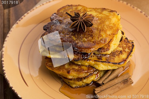 Image of Pumpkin Fritters with cinnamon