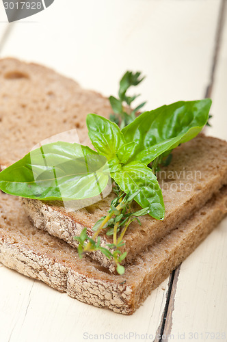 Image of bread basil and thyme