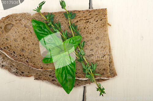 Image of bread basil and thyme