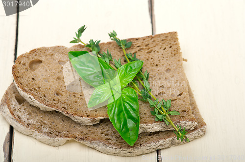Image of bread basil and thyme