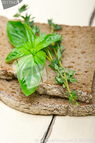 Image of bread basil and thyme