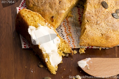 Image of homemade pumpkin bread