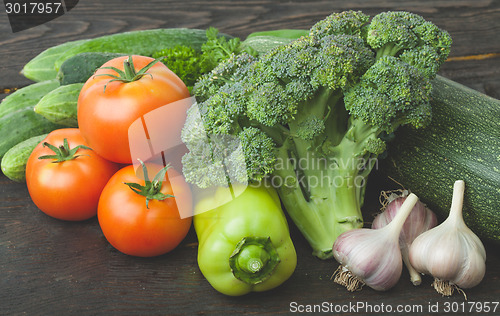 Image of Still life vegetables