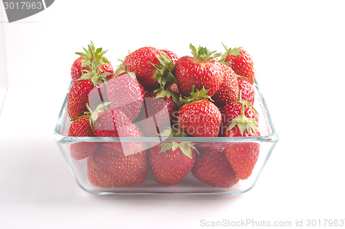 Image of Garden strawberries close-up