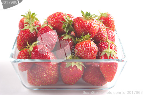 Image of Garden strawberries close-up