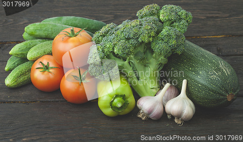 Image of Still life vegetables