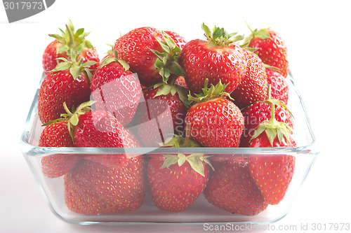 Image of Garden strawberries close-up