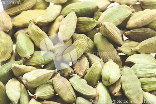 Image of Green cardamom pods