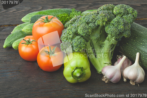 Image of Still life vegetables