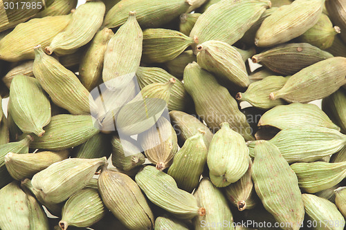 Image of Green cardamom pods