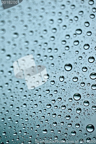 Image of water drops on the window