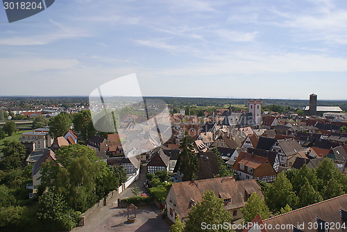 Image of view over the city of Steinheim