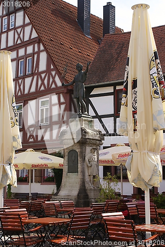 Image of peace memorial in the city of Steinheim