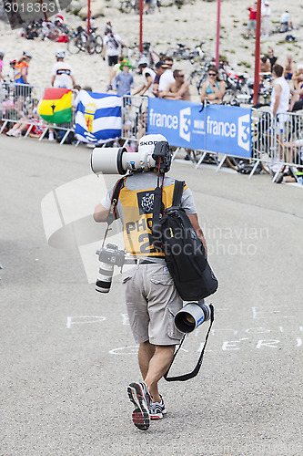 Image of Photographer of Le Tour de France