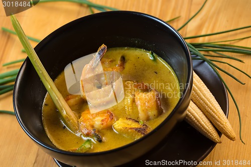 Image of Seafood - Traditional Asian fish soup