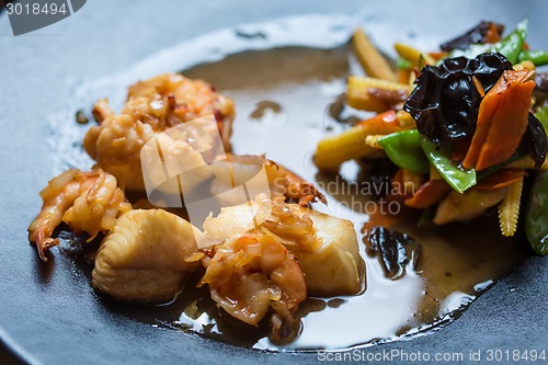 Image of Japanese Cuisine - Ebi Tempura with Vegetables