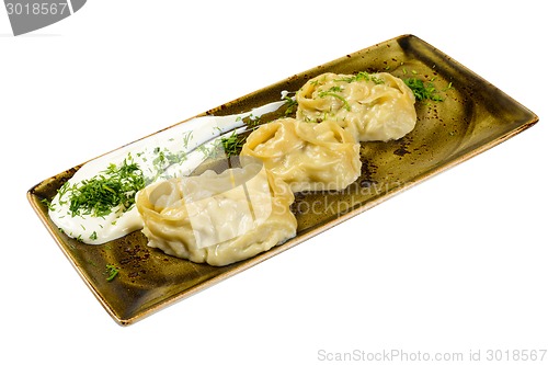 Image of Dumplings on a plate