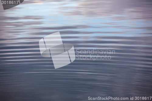 Image of Water circles in the lake