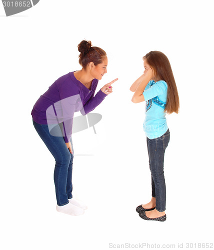 Image of Girl is disciplined.