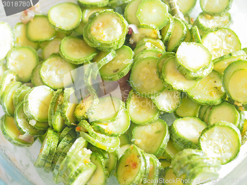 Image of Courgettes zucchini