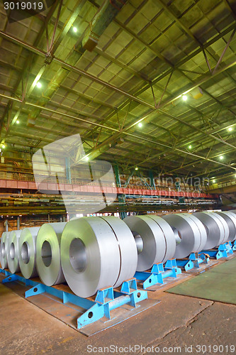 Image of galvanized steel coil