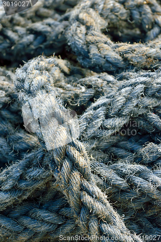 Image of Rope detail, closeup