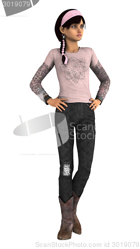 Image of Teenager Girl