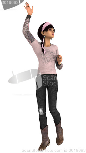 Image of Teenager Girl