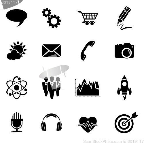 Image of Business Icon Set