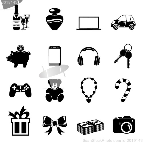 Image of Christmas Gifts Icons