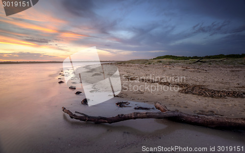 Image of Sunset glow at  Bonna Point NSW Australia