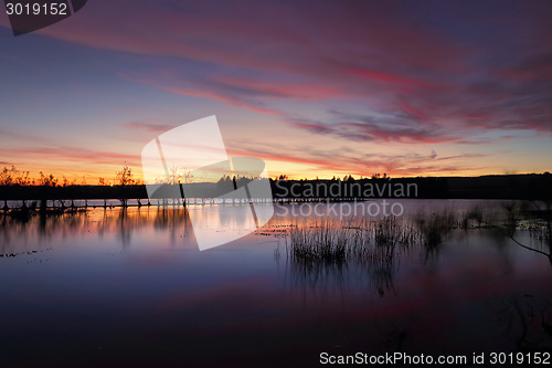 Image of Sunset Penrith Lakes NSW Australia