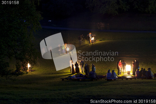 Image of Midsumer or John's eve celebration in Latvia