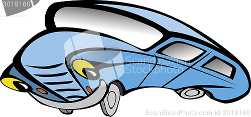 Image of Funny old car cartoon