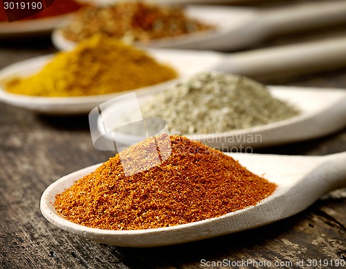 Image of various kinds of spices