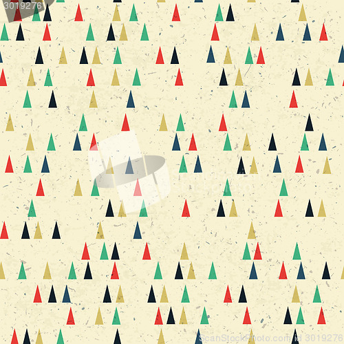 Image of Geometric retro seamless pattern. Vector