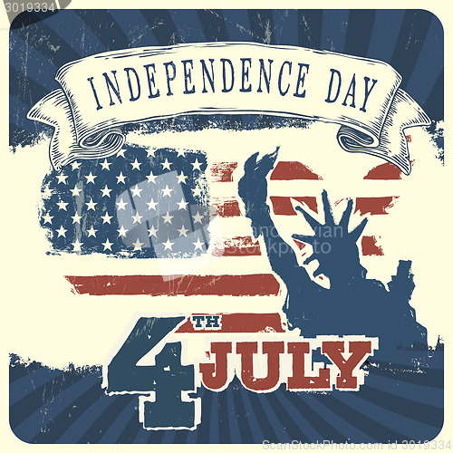 Image of Independence day background. Vector, EPS10